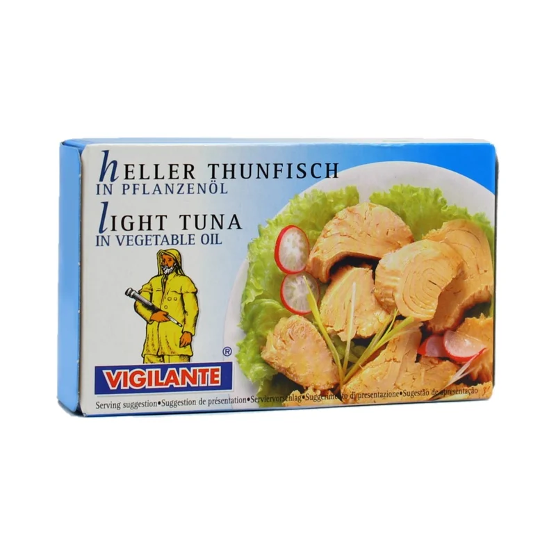 Vigilante Atun claro en Aceite vegetal heller Thunfisch in Pflanzenöl 73g