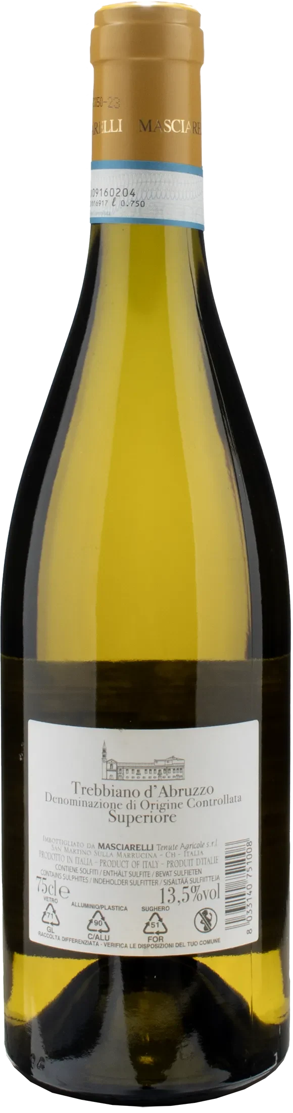 Masciarelli Castello di Semivicoli Trebbiano d'Abruzzo Superiore 2022