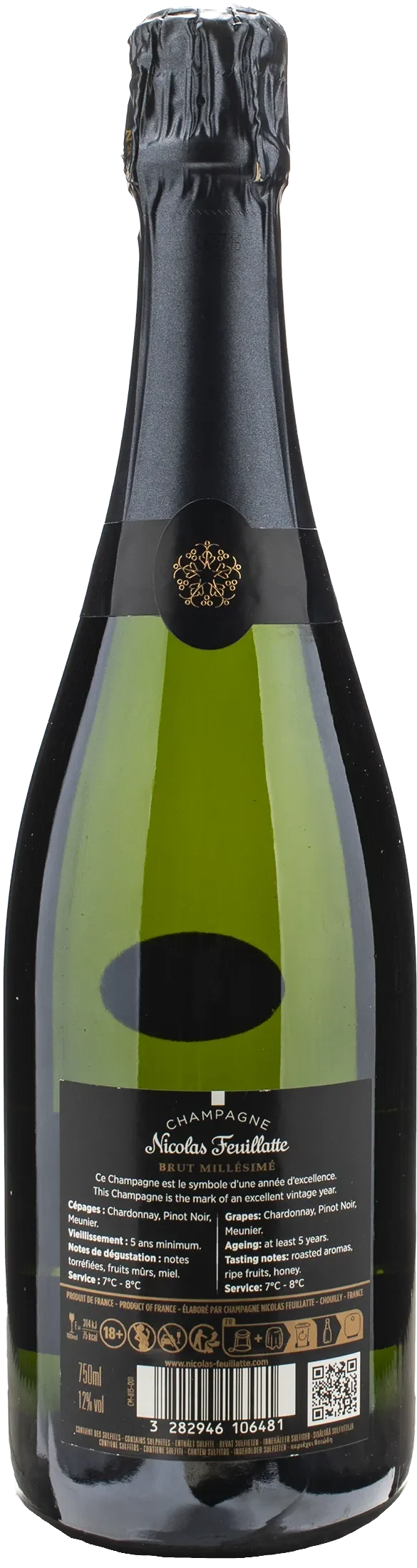 Nicolas Feuillatte Champagne Millesime Brut 2015