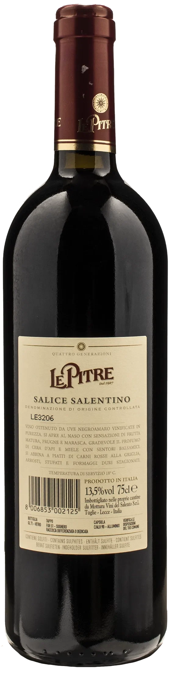 Mottura Salice Salentino Le Pitre 2021