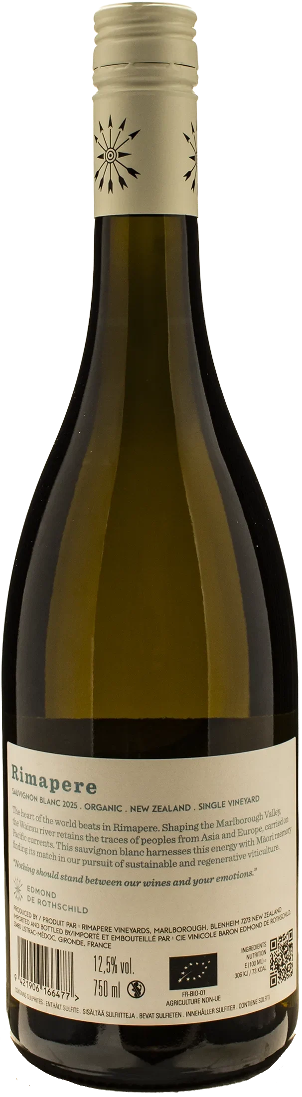 Rimapere Marlborough Sauvignon Blanc Single Vineyard 2025