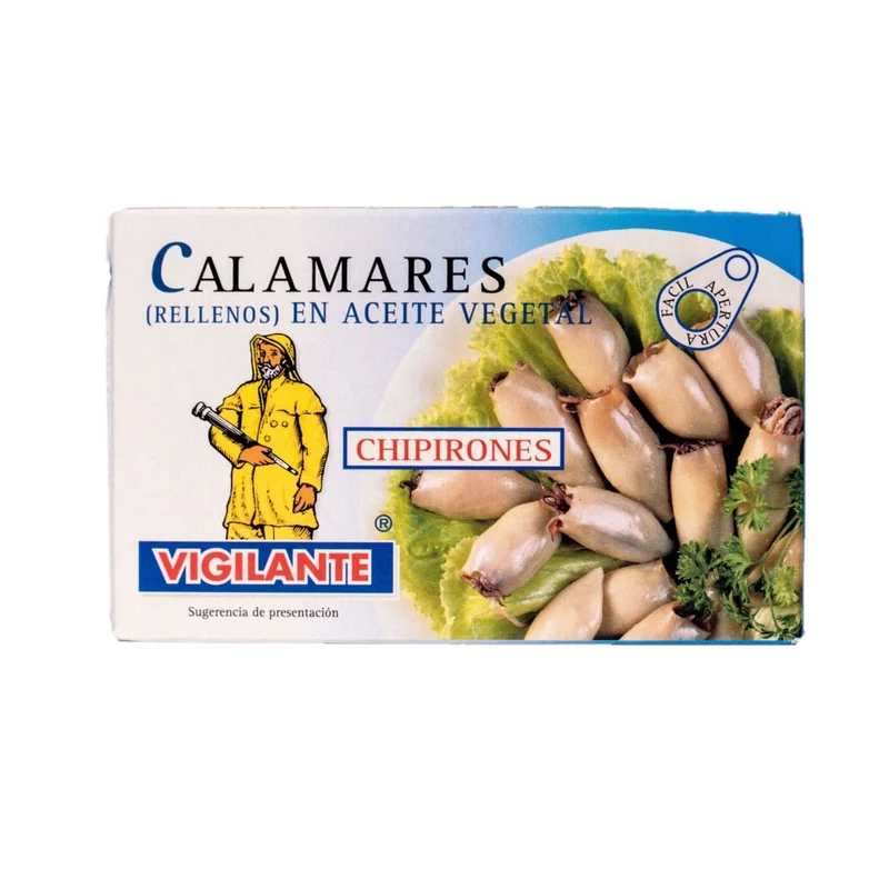 Vigilante Gefüllter Tintenfisch in Pflanzenöl 72g