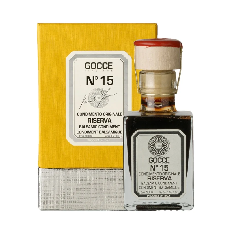 Gocce Condimento Alimentare Riserva N° 15 Balsamessig 15 Jahre gereift 50ml