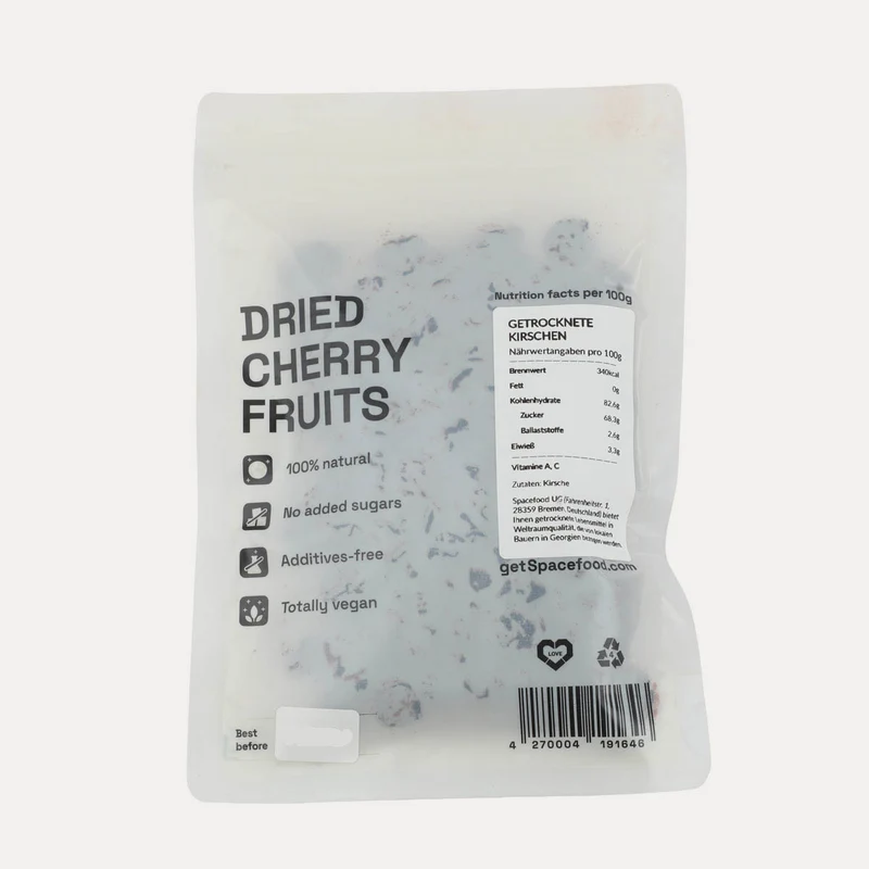 Getrocknete Kirschen – Spacefood – 120 g