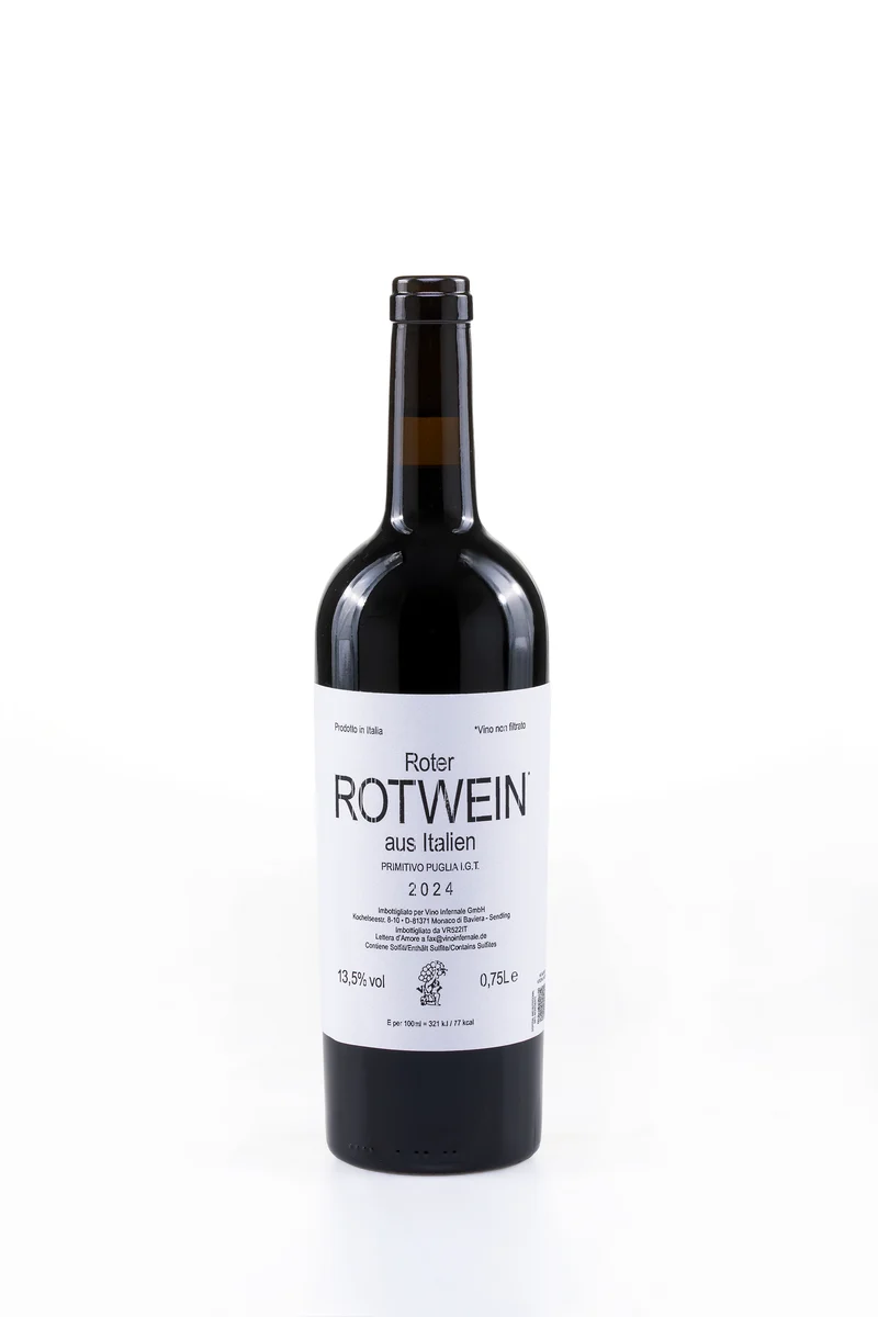 2024 - Roter Rotwein aus Italien Primitivo