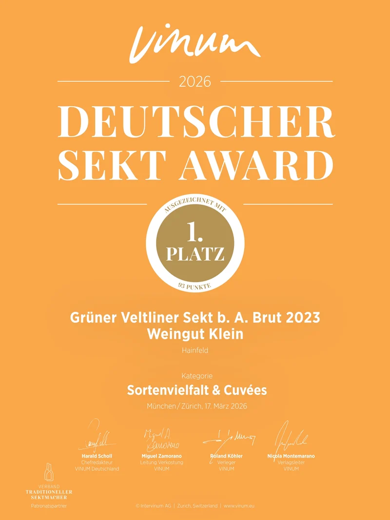 2023 Grüner Veltliner Brut -leider ausgetrunken-