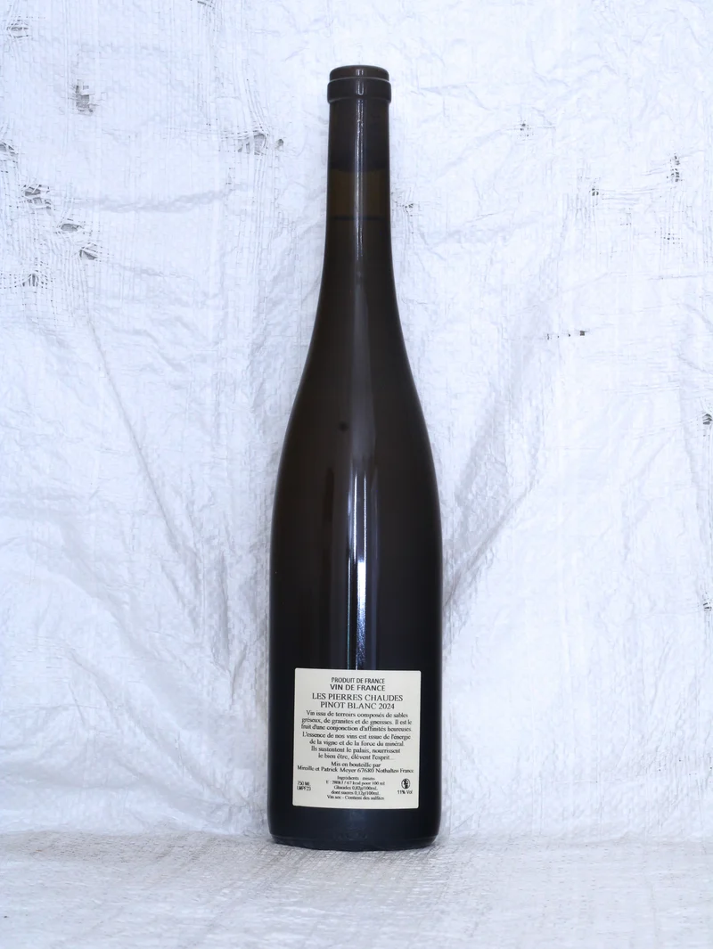 Pinot Blanc Pierres Chaudes 2024 0,75L Bio