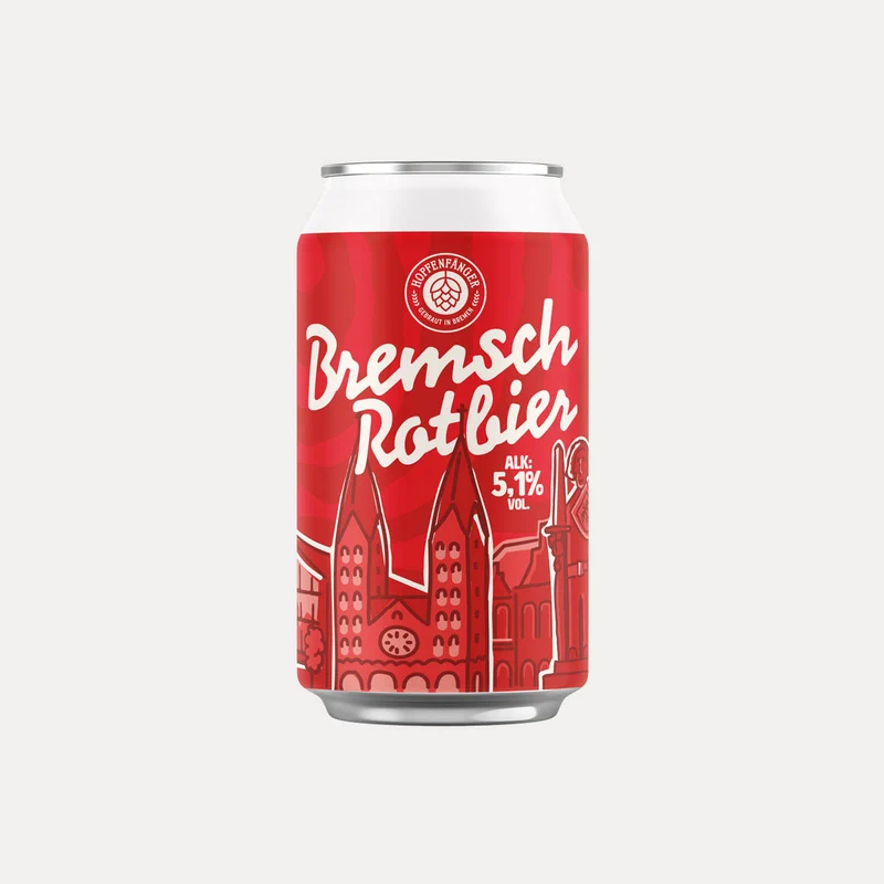 Bremsch Rotbier – Dosenbier Hopfenfänger – 0,33 l