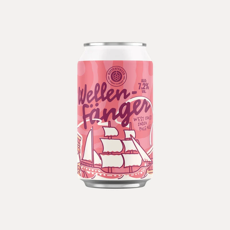 Wellenfänger West Coast Indian Pale Ale – IPA – Dosenbier Hopfenfänger – 0,33 l