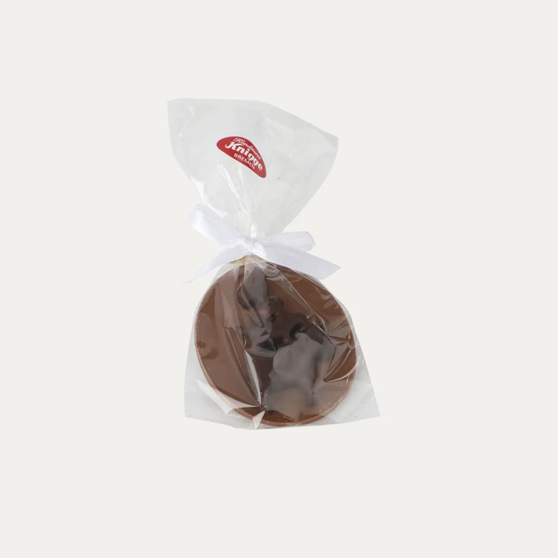 Kuvertüre Taler oval – Stadtmusikanten – 30 g – Konditorei Knigge