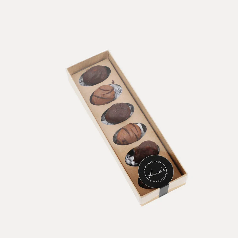 Krokant-Nougat-Eier 6 Stück – Pralinen Ostern – Annas Patisserie – 60 g
