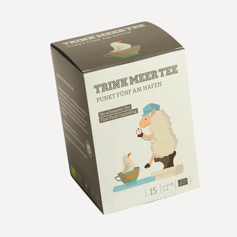 Punkt 5 am Hafen – Bio Schwarzer Tee (Darjeeling) – Teebeutel 15 x 3 g
