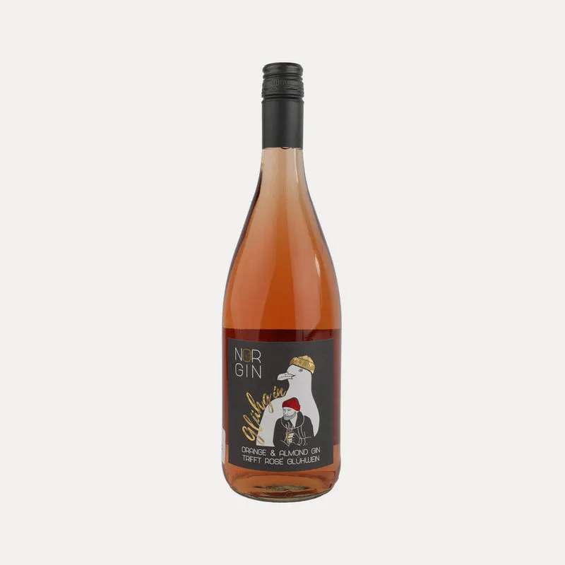 NORGIN Glühgin – Rosé Glühwein mit Gin – 1000 ml