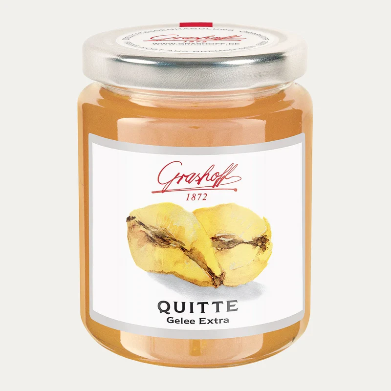 Quitten Gelee Extra – Fruchtaufstrich Grashoff – 250 g