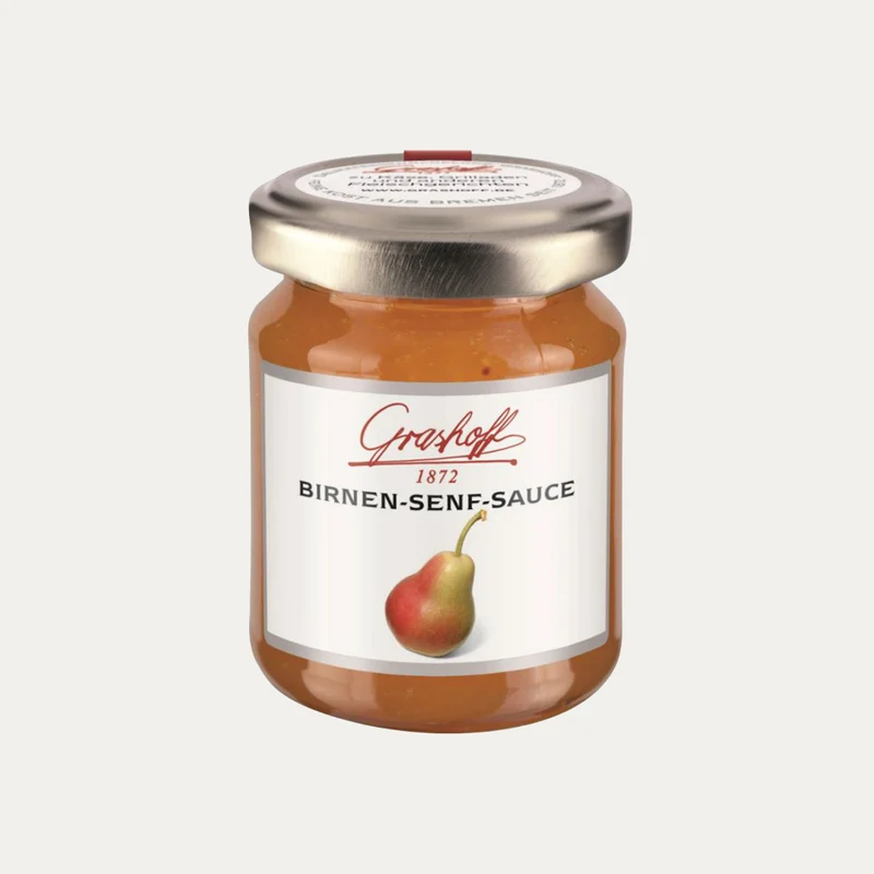 Birnen-Senf Sauce – Feinkostsauce Grashoff – 125 ml
