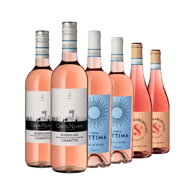 Weinauswahl „Rosato Italiano“