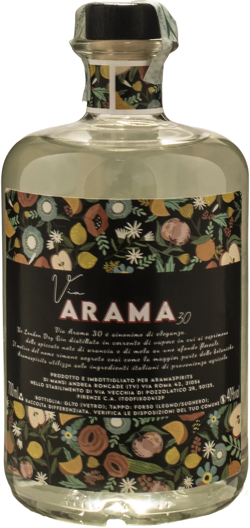 Via Arama 30 Gin London Dry 0.7L