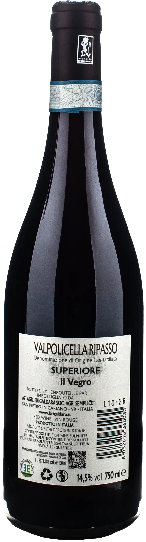 Brigaldara Valpolicella Ripasso Superiore Il Vegro 2024