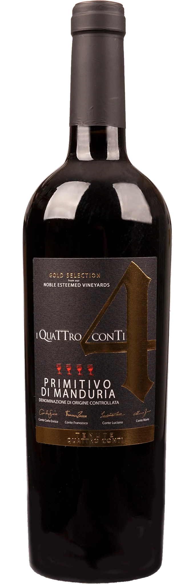 Tenute Quattro Conti, I Quattro Conti Primitivo di Manduria 2023
