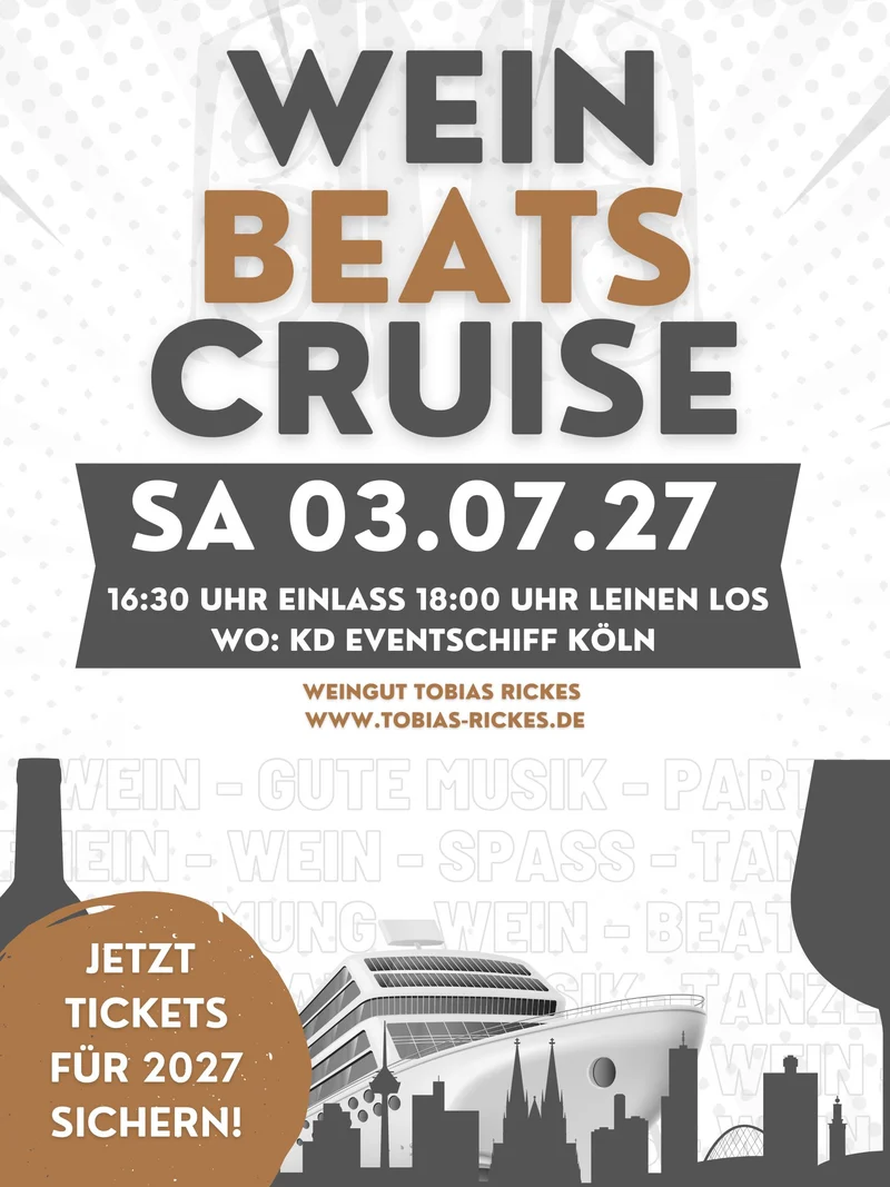 Ticket Wein Beats Cruise 03.07.2027