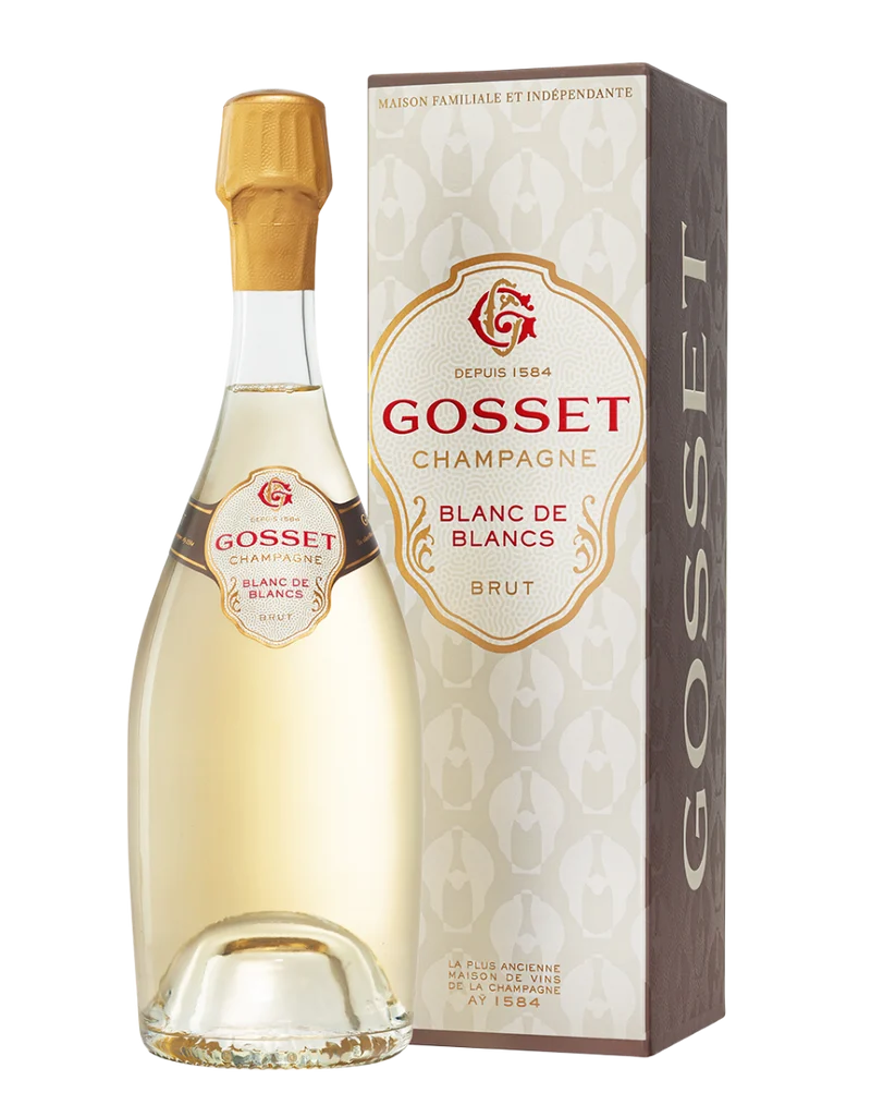 Champagne Gosset, Champagne Grand Blanc de Blancs Brut in giftbox NV