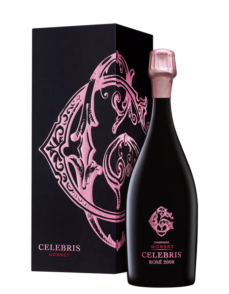 Champagne Gosset, Champagne Celebris Rosé Brut in Giftbox 2008