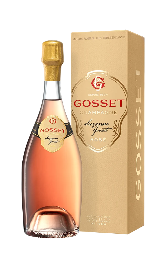 Champagne Gosset, Champagne Cuvée Suzanne Gosset Rosé in giftbox NV