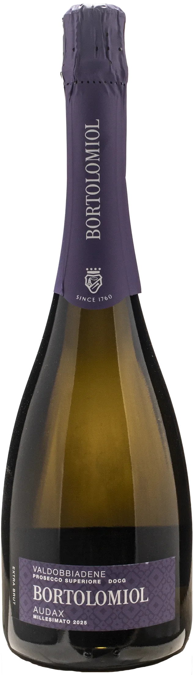 Bortolomiol Valdobbiadene Prosecco Superiore Extra Brut Audax 2025