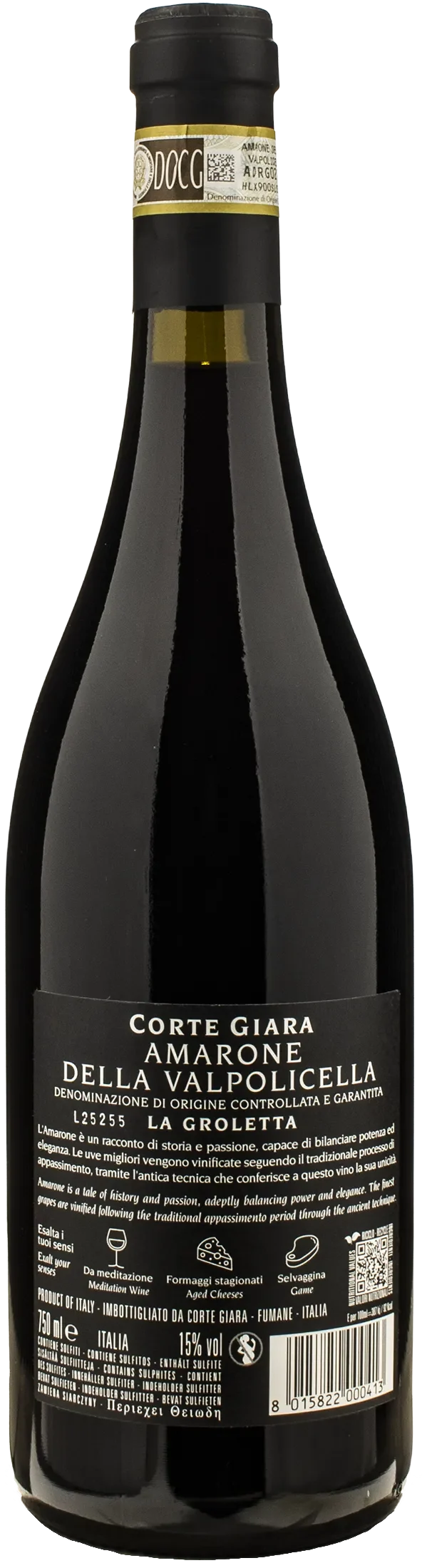 Corte Giara Amarone della Valpolicella La Groletta 2022