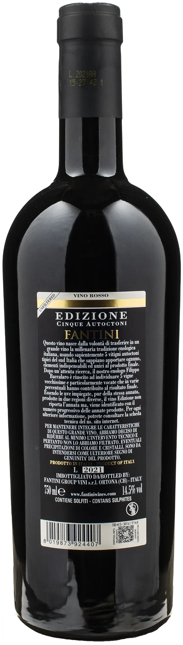 Fantini Cinque Autoctoni 23° Edizione