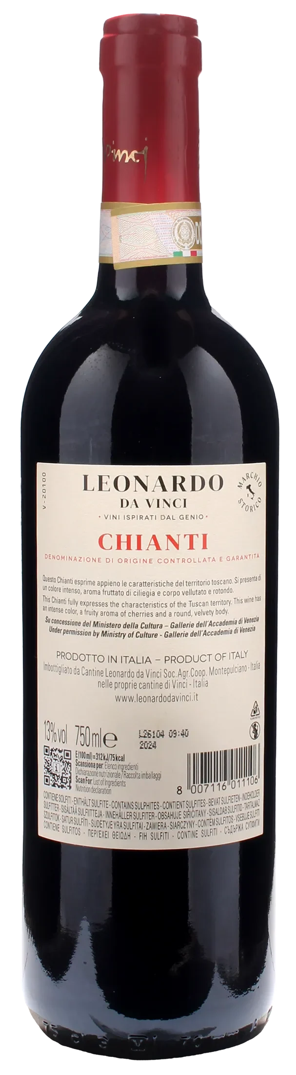 Leonardo da Vinci Vitruviano Chianti 2024