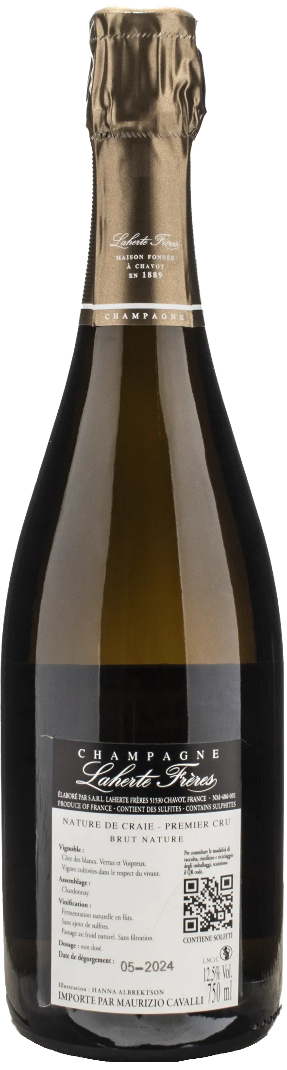 Laherte Freres Champagne 1er Cru Nature de Craie Dosage Zero