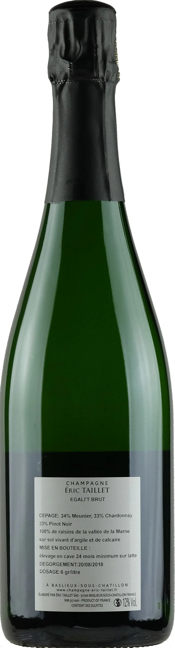 Eric Taillet Champagne Egali't Brut