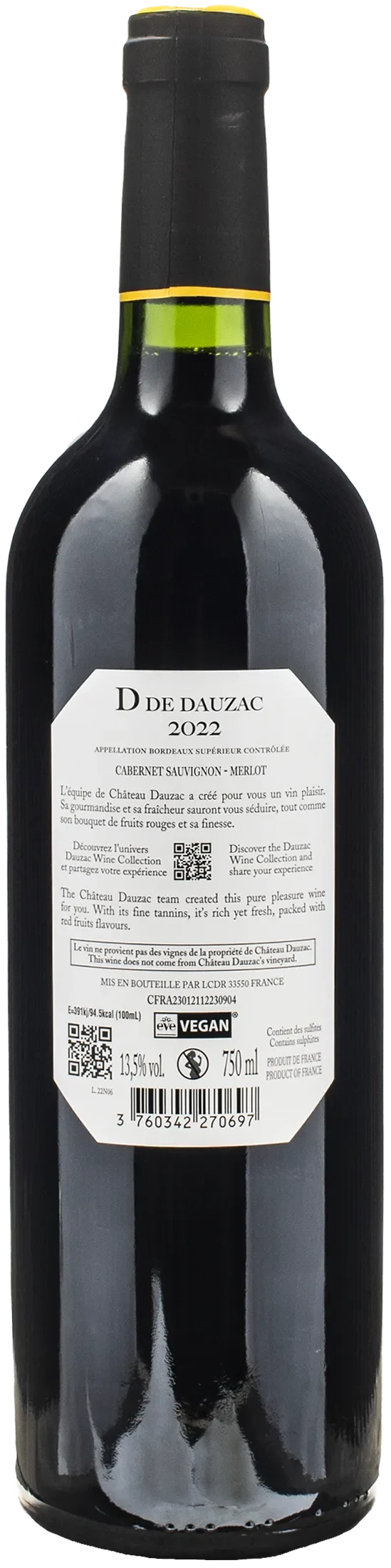 Chateau Dauzac D de Dauzac 2022