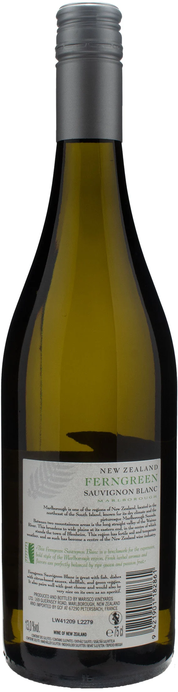 Ferngreen New Zealand Sauvignon Blanc 2022