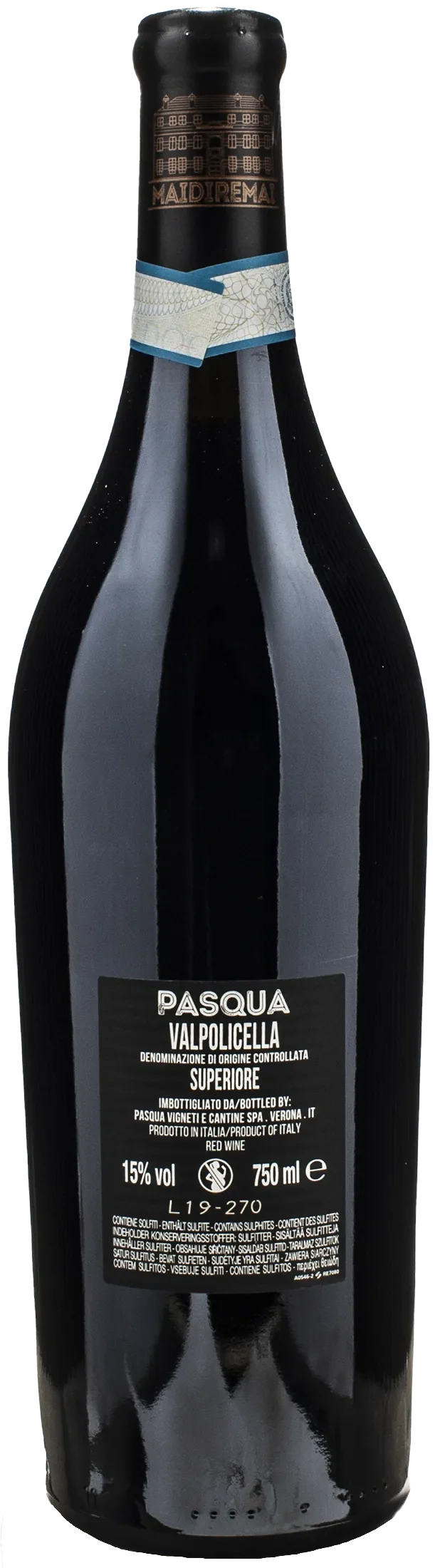 Pasqua Valpolicella Superiore Mai Dire Mai 2015