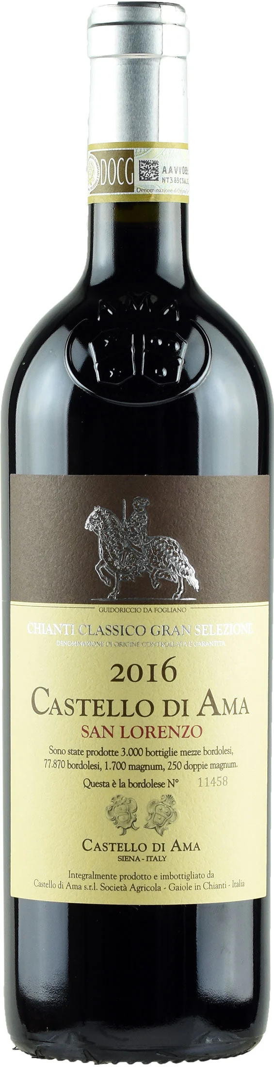 Castello di Ama Chianti Classico Gran Selezione San Lorenzo 2016