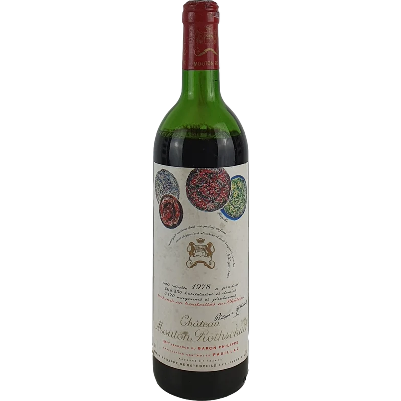 Chateau Mouton Rothschild (bad filling) 1978 - 0,75l
