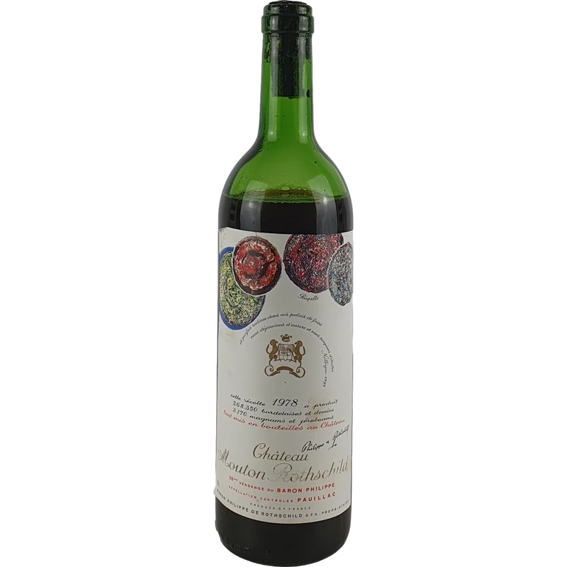 Chateau Mouton Rothschild (bad filling) 1978 - 0,75l