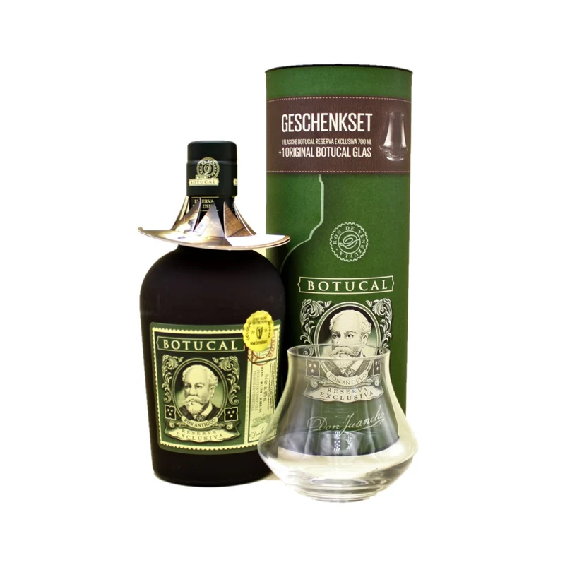 Ron Botucal 70cl Geschenkset in original Dose + einem Glas
