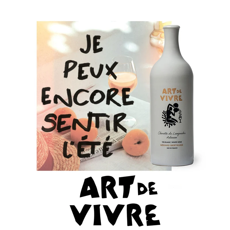 Art de Vivre AOP Clairette du Languedoc Adissan 2024 – lot de 6 bouteilles 75cl vin blanc