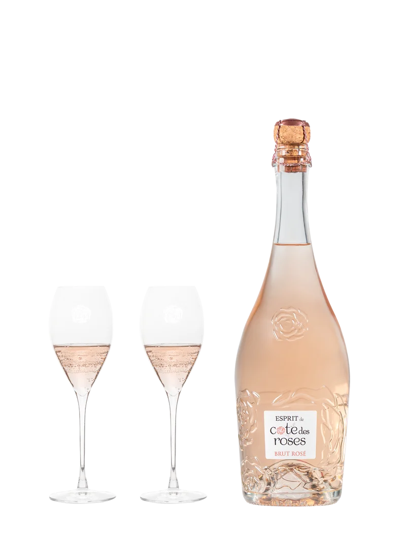 Esprit de Cote des Roses Brut Rosé Vin de France – Non millésimé – Lot 6 Bouteilles 75cl vin rosé
