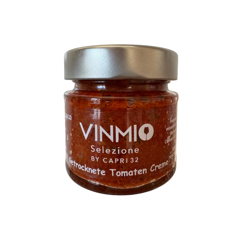 Getrocknete Tomatencreme – VINMIO Selezione by CAPRI32 | Premium Feinkost
