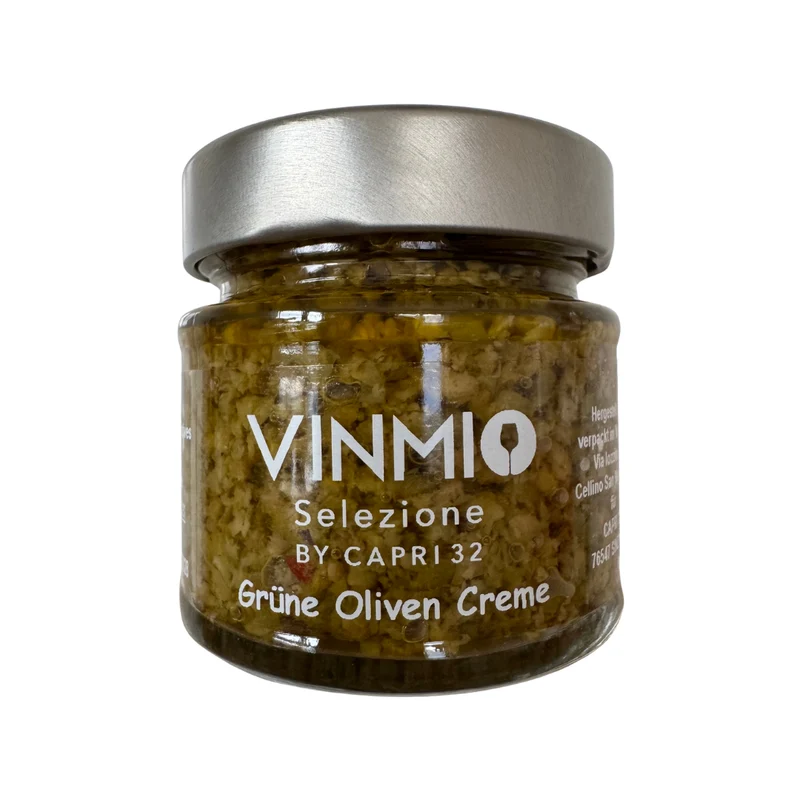 Grüne Olivencreme – VINMIO Selezione by CAPRI32 | Feinkost Aufstrich