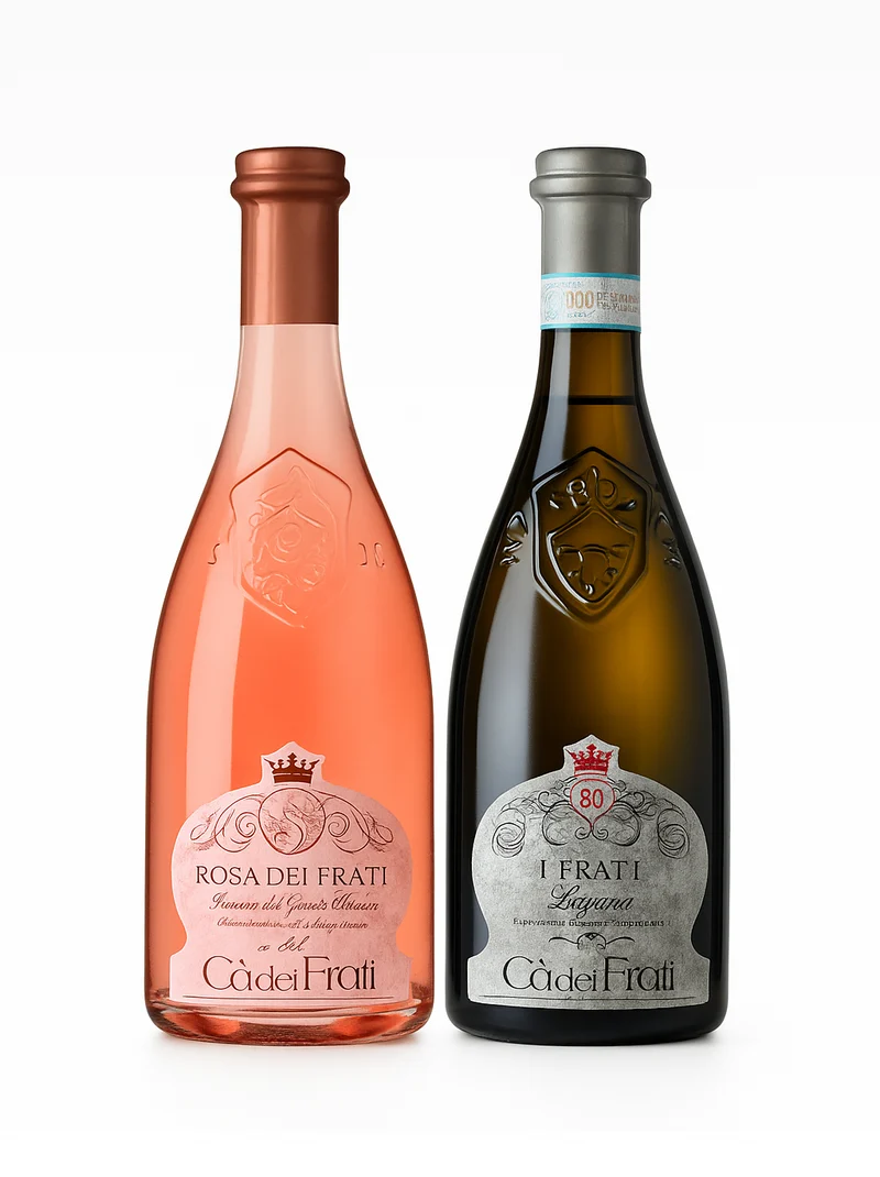 CÀ DEI FRATI Bundle - 6 x I FRATI LUGANA & 6 x ROSA DEI FRATI 2025 DOC