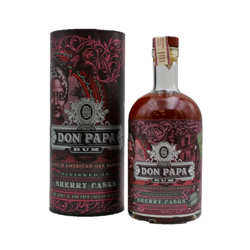 Don Papa Rum SHERRY Cask 70cl inkl. Geschenkdose