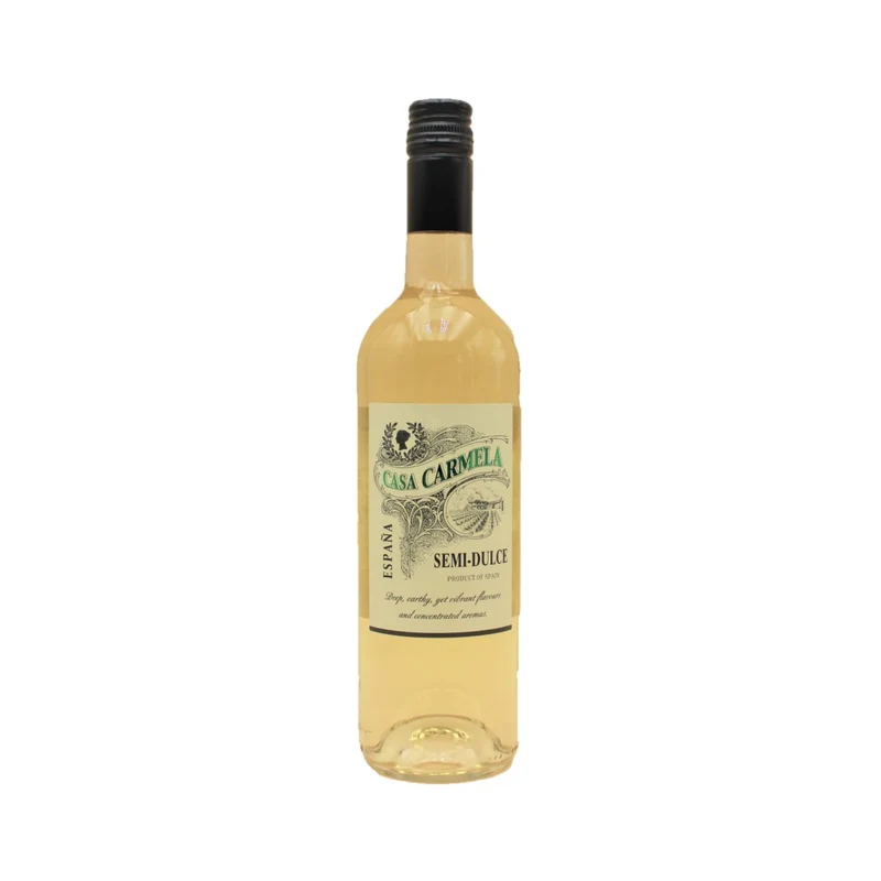 Casa Carmela Semi Dulce Blanco, Halbtrockener Weisswein 0,75l