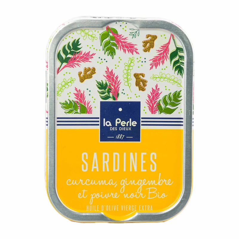 Sardinen mit Curcuma & Ingwer