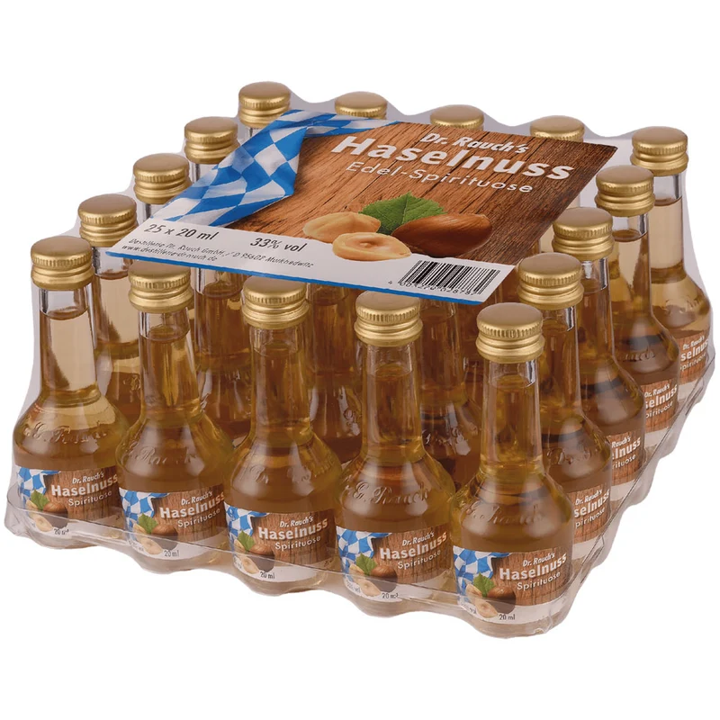 Rauch Haselnuss Edelspirituose 33% 25x 0,02 Liter