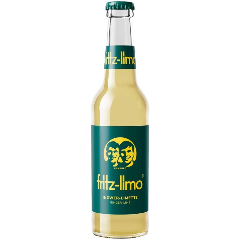 Fritz Limo Ingwer-Limette 24x 0,33 Liter (MEHRWEG)